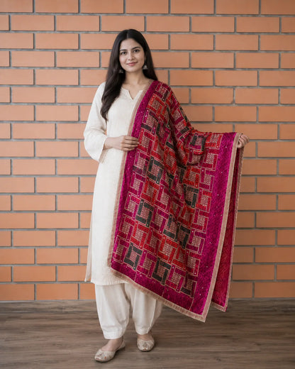 Elegant Embroidered Fashion Dupatta