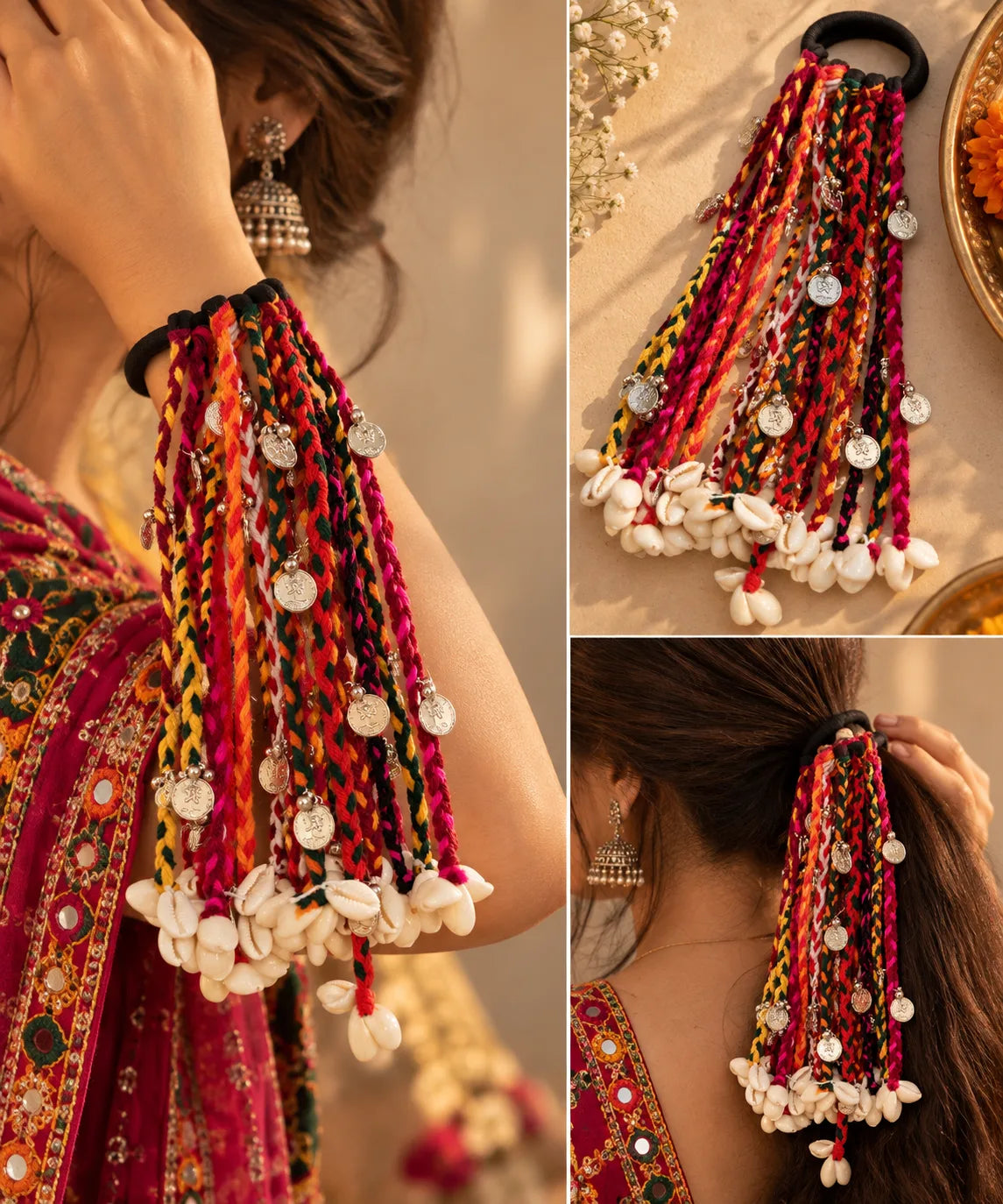Multicolor Braided Hair Accessory