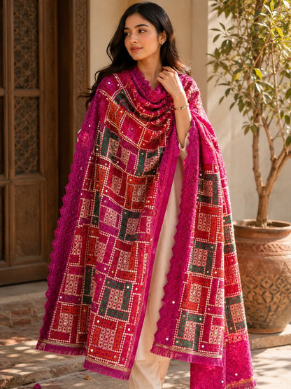 Premium Cultural Phulkari Dupatta