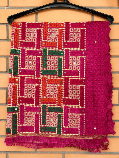 Premium Cultural Phulkari Dupatta