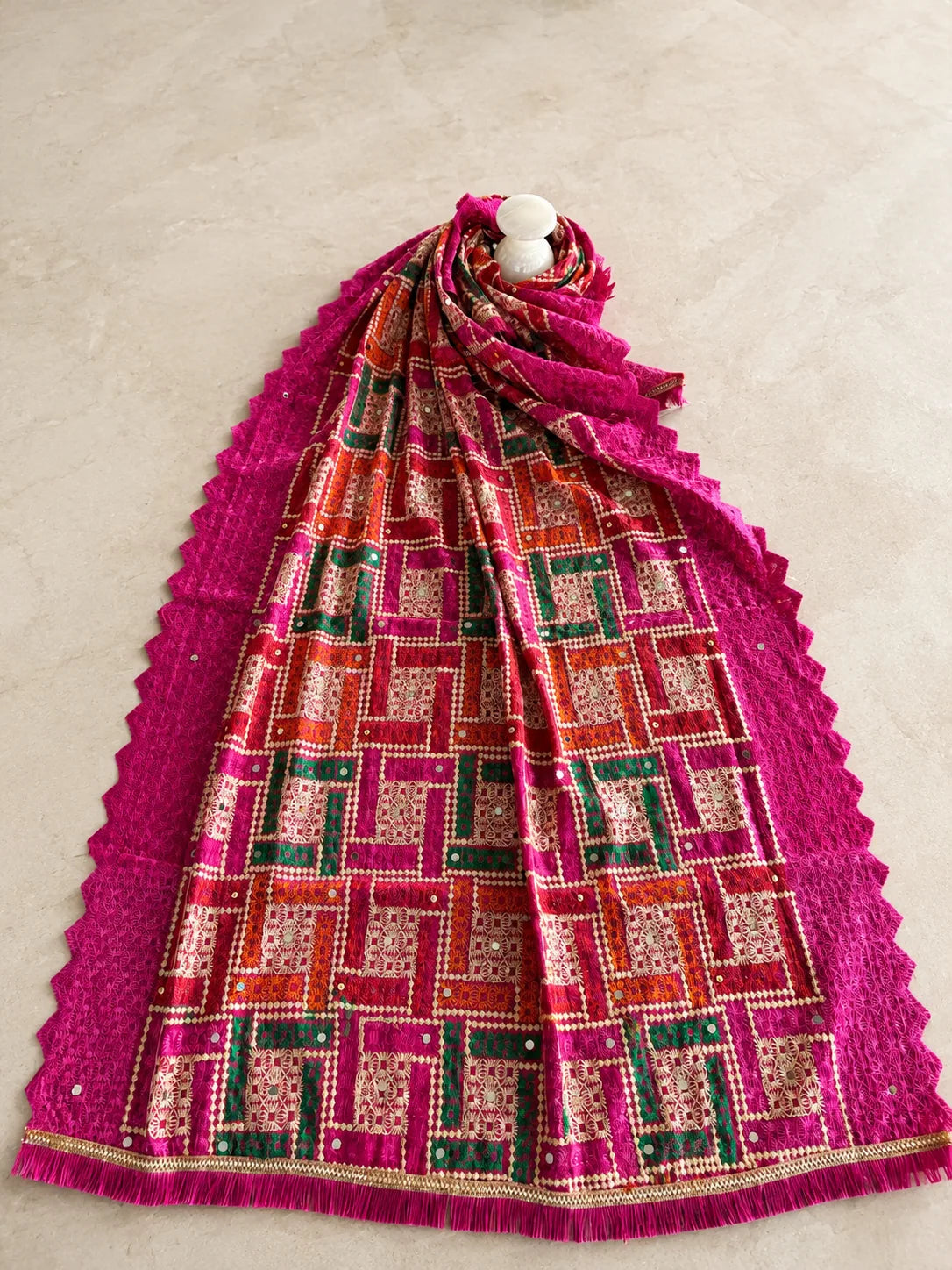Premium Cultural Phulkari Dupatta