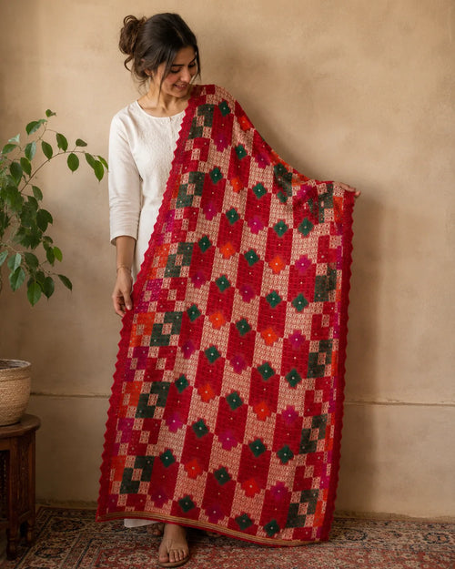 Traditional Punjabi Celebration Dupatta